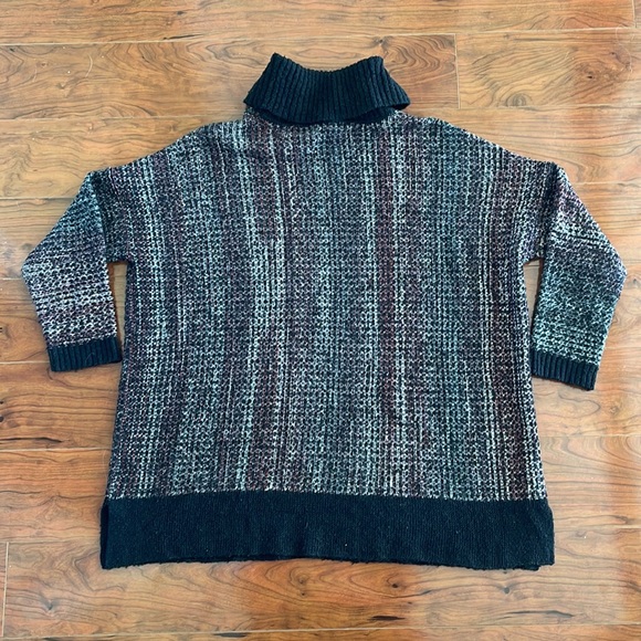 COPY - Pure Jill Knit Three Quarter Length Sleeve Cowl Neck Oversized Sweater - Picture 8 of 11